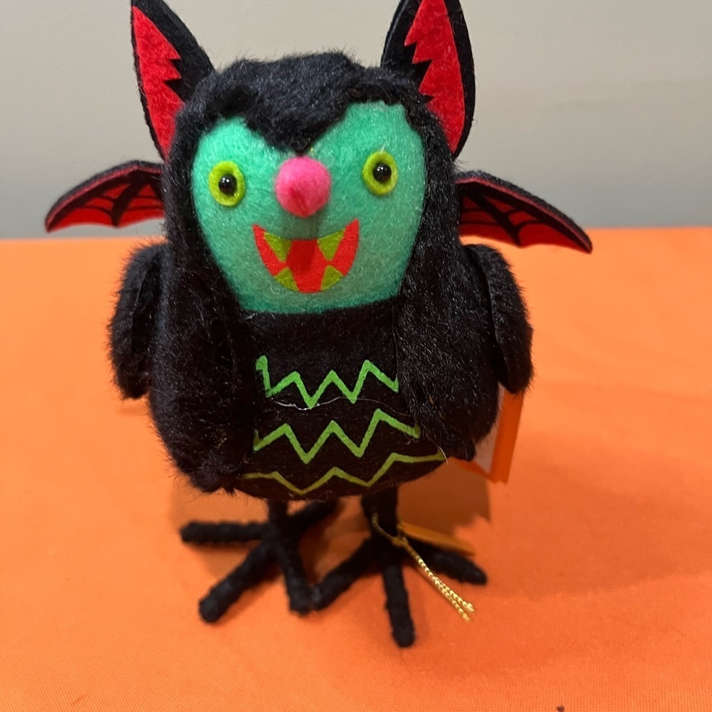 Batrick Festive Black and Green Bat Decor